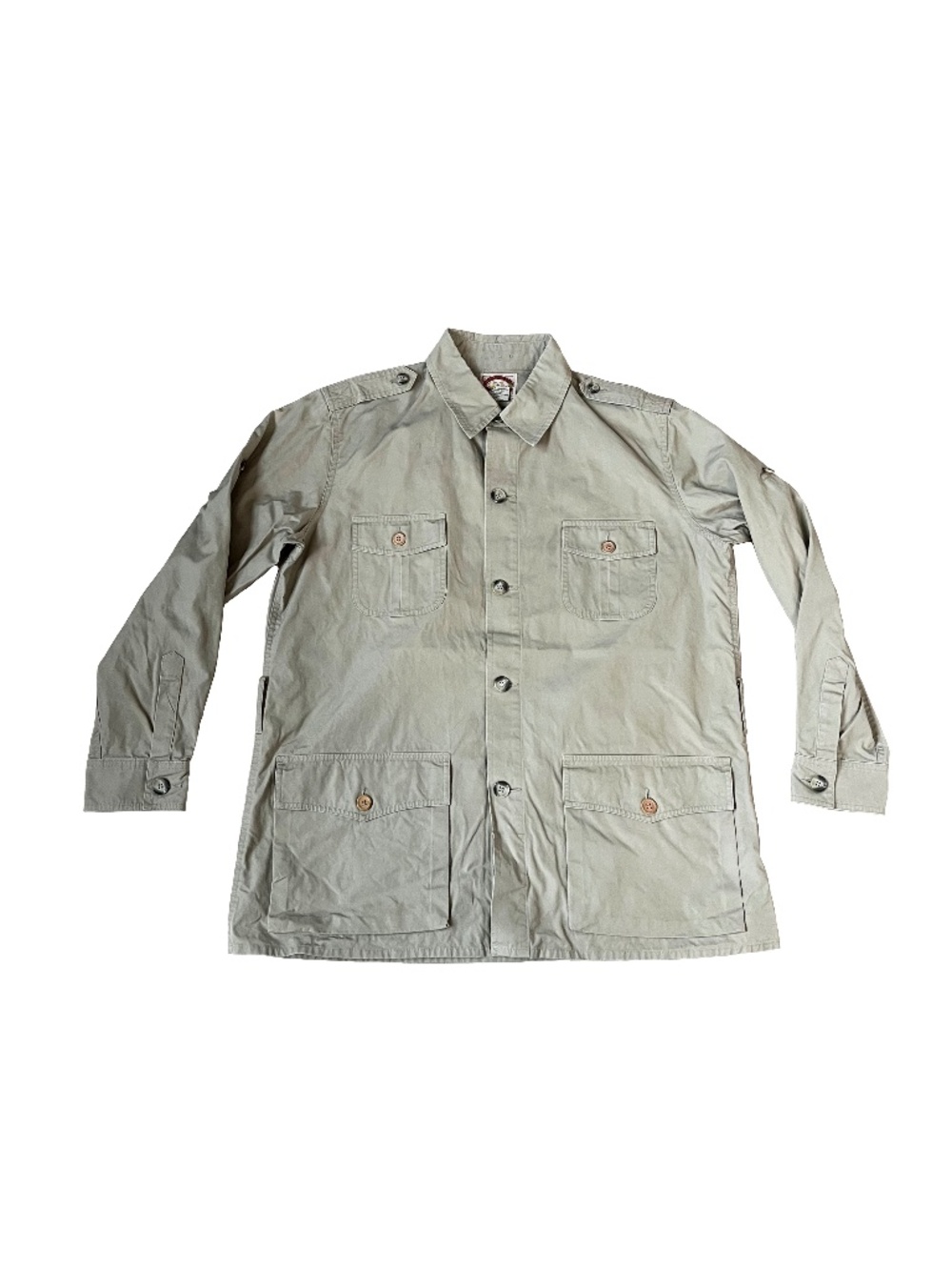Vintage 80s Banana Republic Mill Valley Safari Bush Jacket Khaki